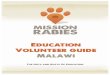 MW ED F - Mission Rabies · Rabies team who will plan the logistics ... Friday you'll be teaching in a school that ... aid for dog bites and rabies prevention,