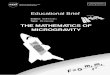 Mathematics of Microgravity pdf - TeacherLINKteacherlink.ed.usu.edu/tlnasa/OtherPRINT/briefs/Mathematics... · Microwave = 10-3 to 10-1 ... them up close and sample their compositions