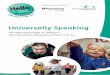 Universally Speaking - The Communication Trust · Produced in partnership by: Universally Speaking The ages and stages of children’s communication development from 5 to 11