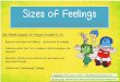 Sizes of Feelings - Jill Kuzma's SLP Social & Emotional ... · Created by Jill D. Kuzma 7/2015 - Sizes of Feelings with Disney Pixar’s Inside Out characters! Created by: Jill D