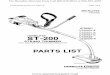 ST200 String Trimmer UT-20501-A Page 1 of 8 - K&T … String Trimmer UT-20501-A Page 2 of 8 For Homelite Discount Parts Call 606-678-9623 or 606-561-4983