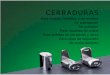 CERRADURAS - Caber Ferreteria · 2 llaves AGA 24 I/D Leng !eta: ..... C-40 Material de cilindro: ..... Zamak Acabado: ..... Cromado C, Latonado, L y Cromo Negro, N Peso 