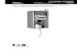 F6 Recloser Control OOPER POWERS - Cooper power series ooper power s f6 recloser control coope ower series ... power front panel power recloser. installat i t truct ons mn2000en may