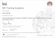 BSI Training Academy - Energy Team€¦ ·  · 2016-03-02BSI Training Academy This is to certify that Elisa Rapetti Has attended and passed the Energy Management Systems (ENMS) Auditor/Lead