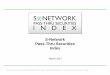 S-Network Pass-Thru Securities Index Presentation... · S-Network Pass-Thru Securities Index March 2017 . ... S&P/Bloomberg/Yahoo, ... Thomson Reuters