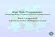 High Risk Pregnancies - Michigan · High Risk Pregnancies Vs. Adverse Birth Outcomes Year: 2005 Risk Groups Total Cost Number of ... Correlation between High Risk Pregnancy and the