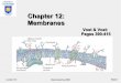 Chapter 12: Membranes - University of Lethbridgepeople.uleth.ca/~steven.mosimann/bchm2000/Bchm2000_L12.pdf · Chapter 12: Membranes ... Lecture 12 Biochemistry 2000 Slide 11 ... Membrane