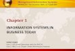 INFORMATION SYSTEMS IN BUSINESS TODAYlintang.staff.gunadarma.ac.id/Downloads/files/48710/laudonmis12... · INFORMATION SYSTEMS IN BUSINESS TODAY Chapter 1 ... underproduction of goods