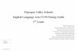 Pojoaque Valley Schools English Language Arts CCSS …pvs.k12.nm.us/wp-content/uploads/3rd-ELA-Pacing-Gui… ·  · 2017-08-15Pojoaque Valley Schools English Language Arts CCSS 