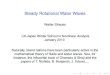 Steady Rotational Water Waves - King's College London ... · Steady Rotational Water Waves Walter Strauss UK-Japan Winter School in Nonlinear Analysis ... Nekrasov, Levi-Civita, Struik