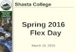 Shasta-Tehama- Trinity Joint Community College District ... 2016 State of the... · Trinity Joint Community College District Spring 2016 ... Shasta-Tehama-Trinity Joint Community