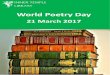 World Poetry Day - Inner Temple Library first major work, Asrar-i Khudi (titled in the English translation The Secrets of the Self), was concerned with the idea of allowing the full