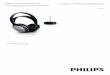 Indoor wireless headphones  · • Ve sluchátkách používejte pouze akumulátory NiMH ve smršťovací fólii společnosti Philips. ... 7/21/2011 5:39:21 PM 