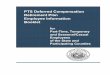 PTS Deferred Compensation Retirement Plan … Deferred Compensation Retirement Plan Employee Information Booklet for Part-Time, Temporary and Seasonal/Casual Employees of the State