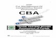 SOP For Management Of Competency Based CBA · SOP for Management of Competency Based Assessment ... Trainers/ Assessors/ Verifiers for managing Competency Based Assessment ... approach