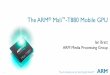 The ARM Mali -T880 Mobile GPU - Hot Chips: A Symposium … · The ARM® Mali™-T880 Mobile GPU Ian Bratt ... Job Manager messages and MMU translation ... Arithmetic ISA on Midgard