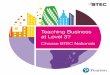 Teaching Business at Level 3? - Pearson qualifications | …€¦ ·  · 2018-04-20Teaching Business at Level 3? Choose BTEC Nationals. ... Total units: 2 2 Mandatory Units ... Student