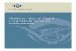 Guide to Mental Health Counselling Services · Indian Residential School Resolution Health Support Program ... Mailing Address ... GUIDE TO MENTAL HEALTH COUNSELLING SERVICES 7