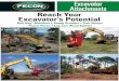 Excavator Attachments - fecon.com Size 8-16 Ton 12-18 Ton 12-18 Ton 20 Ton Max • Fecon offers models for excavators 8 ton and up. Requires as little as 20gpm of Low Flow Hydraulics
