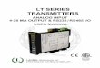 LT SERIES TRANSMITTERS - Laurel’s SERIES TRANSMITTERS ANALOG INPUT 4-20 MA OUTPUT & RS232 / RS485 I/O USER MANUAL LAUREL Electronics Inc. 3183 …