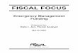 Emergency Management Funding - Michigan · Emergency Management Funding ... are funded through the Federal Emergency Management ... Use of FEMA anti-terrorism funding to purchase