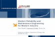 Modern Reliability and Maintenance Engineering for …sites.ieee.org/italy/files/2016/09/TUTORIAL-2.pdfModern Reliability and Maintenance Engineering for Modern Industry Piero Baraldi,