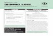 miNiNg law - McGuireWoods to n mining law Committee newsletter Peter Leon Webber Wentzel, Johannesburg ... Wisma GKBI Level 9 Jl Jenderal Sudirman No …