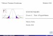 STATISTIQUES Cours I : Test d’hypothèses ·  G.Saporta,Probabilités,analysedesdonnéesetstatistiques,Technip,3èmeédition,2006. …