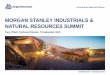 MORGAN STANLEY INDUSTRIALS & NATURAL RESOURCES SUMMIT/media/Files/A/Anglo-American-PLC-V2/... · MORGAN STANLEY INDUSTRIALS & NATURAL RESOURCES SUMMIT Tony O’Neill, Technical Director,