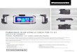 PANASONIC SLIM VEHICLE DOCK FOR FZ-G1 SLIM VEHICLE DOCK FOR FZ-G1 WITH ELECTRONICS MODEL NUMBERS: CF-CDSG1SD01/02/03/04 A high specification proprietary vehicle dock for the Toughpad