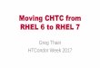 Moving CHTC from RHEL 6 to RHEL 7 - research.cs.wisc.eduresearch.cs.wisc.edu/.../presentations/TueThain_TransitionRHEL7.pdf · Moving CHTC from RHEL 6 to RHEL 7 Greg Thain ... Schedd