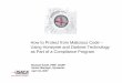 How to Protect from Malicious Code – Using Honeynet and ... · San Francisco Chapter How to Protect from Malicious Code – Using Honeynet and Darknet Technology as Part of a Compliance