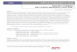 APC APPLICATION NOTE #160 - APC by Schneider Electric · ©2009 American Power Conversion. ... NetBotz Rack Monitor 200 ... maximum parameters supported by various controller models
