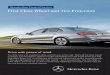 First Class Wheel and Tire Protection - Mercedes-Benz USA · First Class Wheel and Tire Protection will cover the replacement of your tires and wheels if they are damaged by a covered