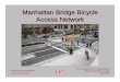 Manhattan Bridge Bicycle Access Network - New York City · Manhattan Bridge Bicycle Access Network ... – Pearl Street & Jay Street DUMBO Bridge Access ... moving traffic