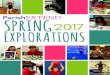 SPRING EXPLORATIONS - parishepiscopal.org · SPRING EXPLORATIONS 2017 ... Pianorama Junior is a musicianship and theory course for four to five year old children, grouped in age appropriate