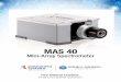MAS 40 - Konica Minolta Sensing Americas MAS 40 is manufactured to the exacting quality standards ... package types including SMD) from Instrument Systems. ... MAS40-222 Density 2