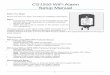 CS1200 WiFi Alarm Setup Manual - CSI Controlscsicontrols.com/images/1047750A-CS1200-WiFi-SetUp-Manual.pdfCS1200 WiFi Alarm Setup Manual ... After reading and accepting the terms of