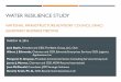 WATER RESILIENCE STUDY - Homeland Security | … Cheesebrough, Chief Economist, and Steven Rushen, Senior Economist, National Protection &Programs Directorate, U.S. Department of Homeland