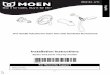 Installation Instructions - Moen Instructions Styles and parts vary by model. English E1 One Handle Tub/Shower Valve Trim with Handheld Showerhead Model Number Installation Date