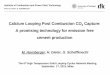 Calcium Looping Post Combustion CO Capture: A promising ... · Rotary Kiln Pre-calciner Cooler Fuel Preparation ... synergy effect between cement plant and CaL-process 11. ... Any