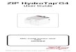 ZIP HydroTap G4 HydroTap G4 User Guide ® Page 2 ... • For hot isolation, Classic and Elite (see page 21). Safety Lock Elite Classic Arc / Cube ... Language English / Deutsch A 