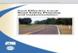 Cost Effective Local Road Safety Planning and Implementation · rural roads was 2.11, ... Cost Effective Local Road Safety Planning and Implementation, ... COST EFFECTIVE LOCAL rOAD