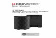 BTW249 Wireless Indoor/Outdoor Speakers with EZ-Play ... · E-Z PLAY CONNECTION (Bluetooth Devices) 249 - BTW249 Speakers (x2) - AC Power Cable (x2) ... Press and hold the EZ-Play