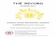 THE RECORD - Church Road Methodist Churchchurchroadmethodist.org/resources/THE-RECORD-SUMMER-2017-FIN… · THE RECORD SUMMER 2017 ... 6 Northgate, Todmorden, West Yorkshire, HX7