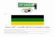 Freedom Day - South African Democratic Teachers Union · 25th, and the most important day of all, National Freedom Day (June 26 ... “The brave miners of 1946 gave birth ... the