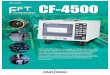 CF-4500 - Ono Sokki Technologies Brochure.pdf ·  · 2010-09-23is measured by the LA -5560 Integrating Sound Level Meter. The CF-4500 performs frequency analysis of the AC output