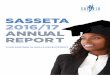 SASSETA COVER FINAL V8 FINAL SMS SASSETA ANNUAL REPORT 2016/17 LIST OF ABBREVIATIONS AGSA Auditor General of South Africa APP Annual Performance Plan ATR Annual Training Report BAC