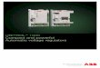 UNITROL Compact and powerful Automatic voltage regulators · Compact and powerful Automatic voltage regulators. ... – Automatic voltage regulator (AVR) – Field current regulator