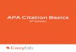 APA Citation Basics - Colchester Public Schools€¦ ·  · 2013-11-19APA Citation Basics 6th Edition. ... Turner, A. (2013). Do I wanna know? [Recorded by Arctic Monkeys]. On AM